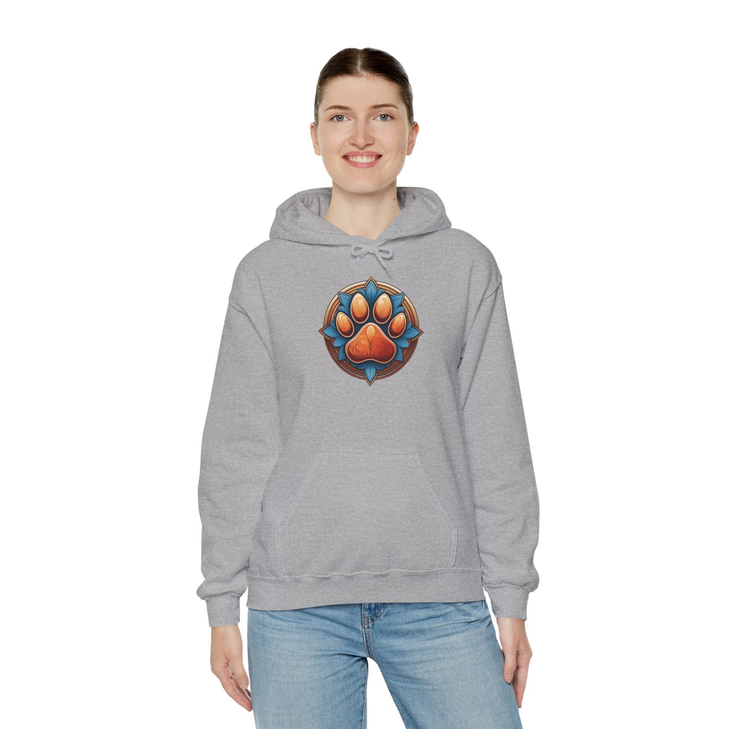 Pawprint logo - Unisex Heavy Blend™ Hooded Sweatshirt