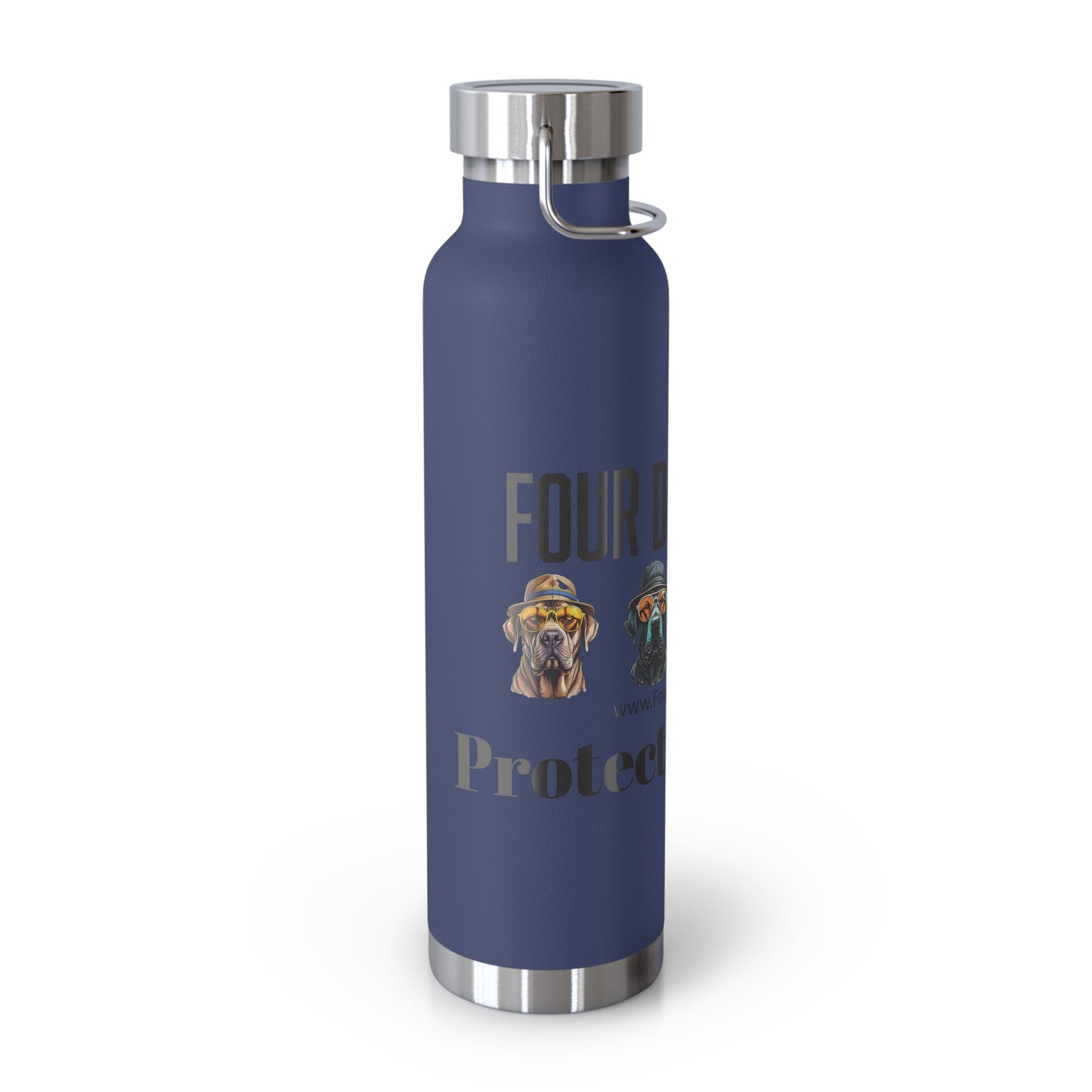 Protect them all with logo - Copper Vacuum Insulated Bottle, 22oz