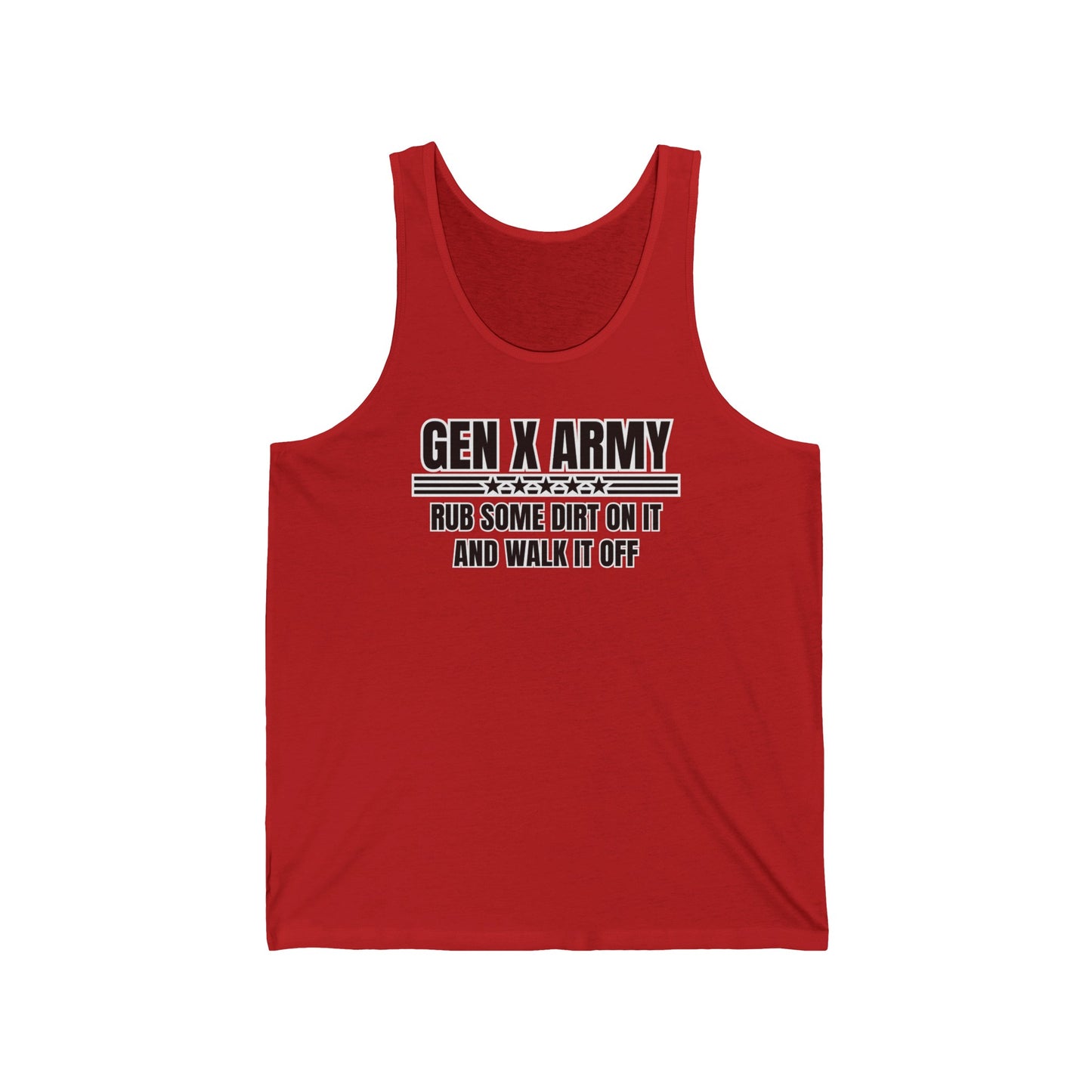 Rub some dirt on it and walk it off - Unisex Jersey Tank