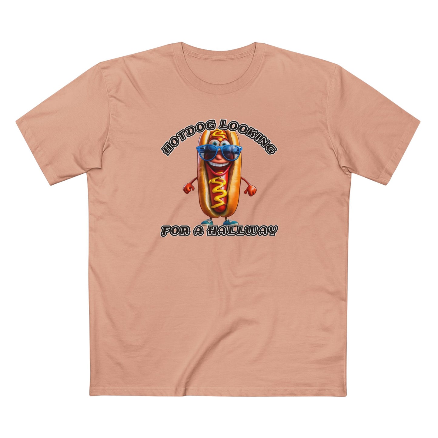 Hotdog looking for a hallway - Men's Staple Tee