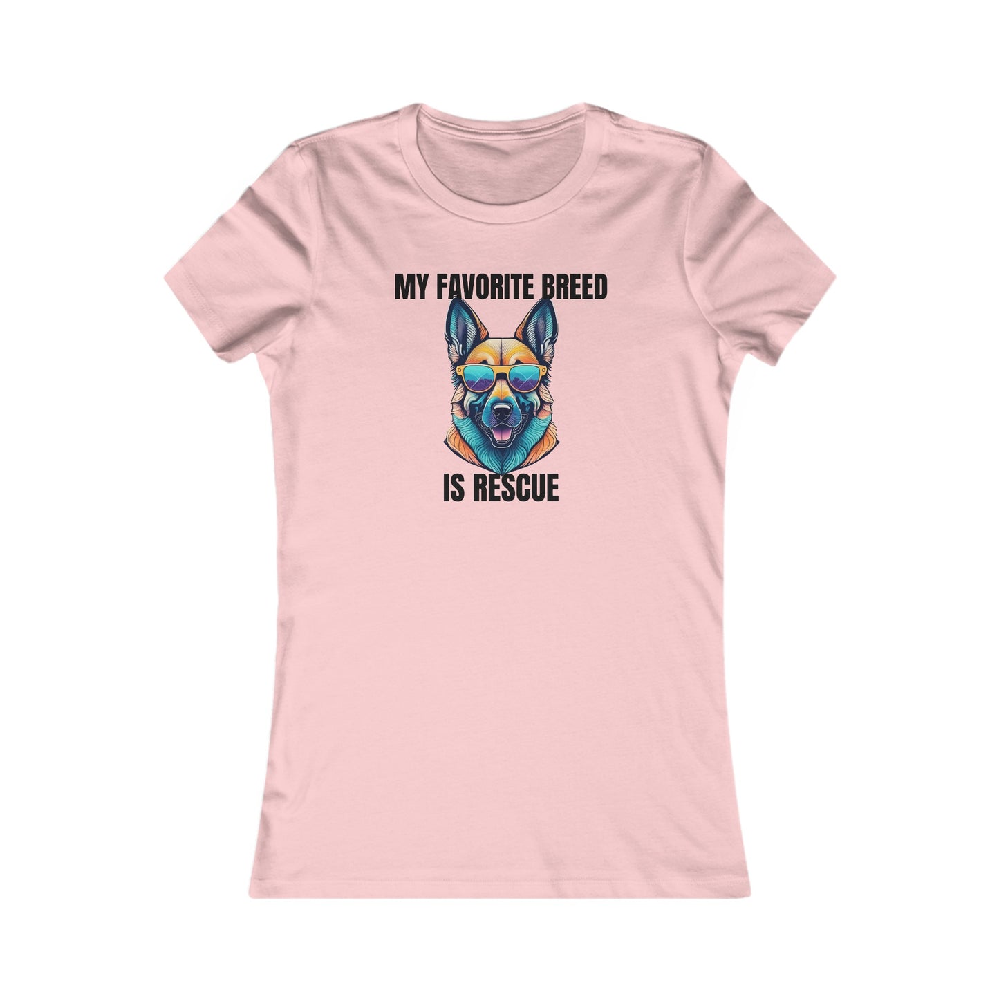 My favorite breed is rescue 6 - Women's Favorite Tee