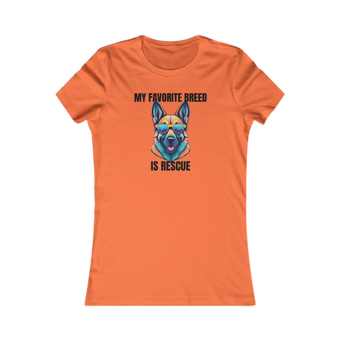 My favorite breed is rescue 6 - Women's Favorite Tee