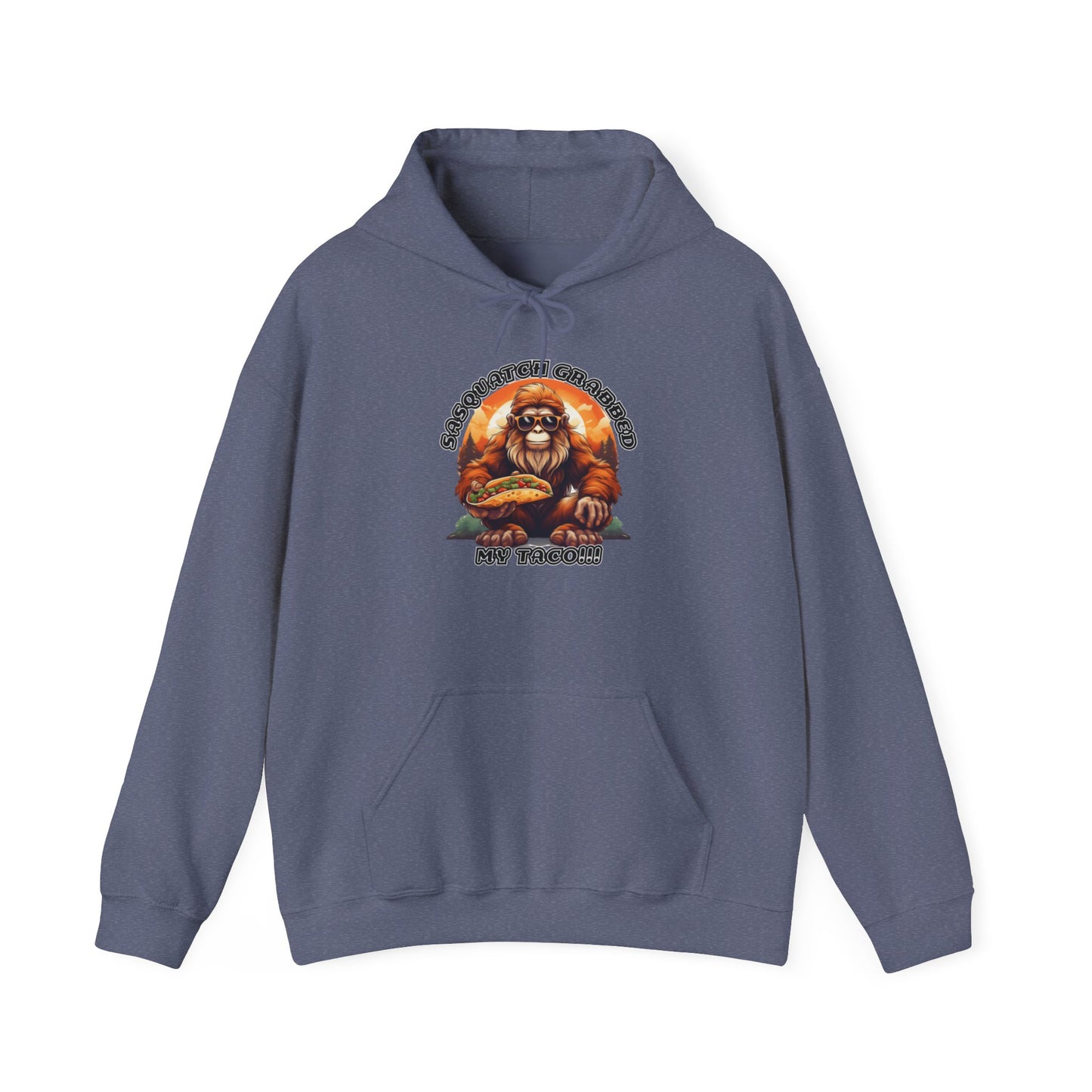 Sasquatch grabbed my taco! - Unisex Heavy Blend™ Hooded Sweatshirt