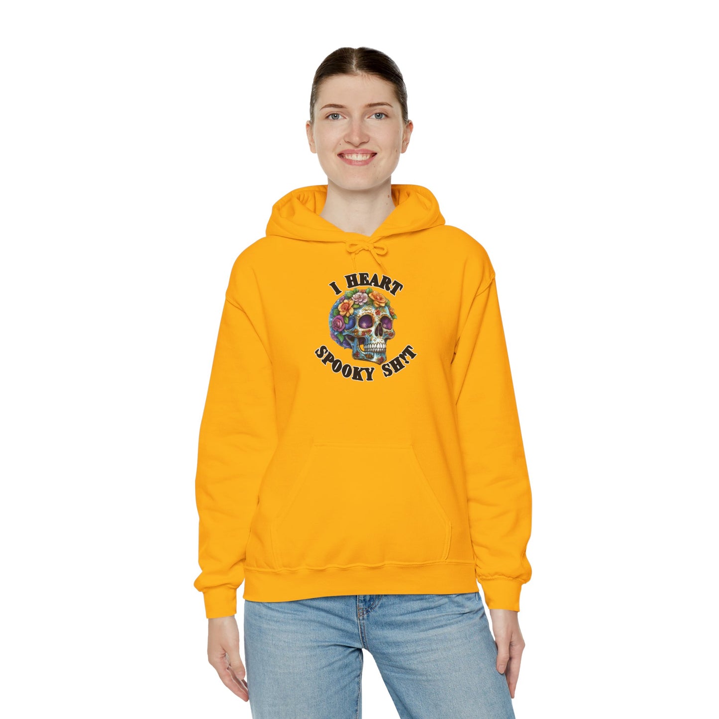 I Heart Spooky Sh!t - Unisex Heavy Blend™ Hooded Sweatshirt