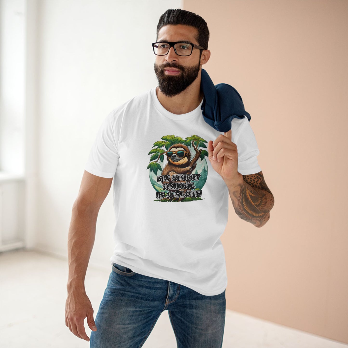 My spirit animal is a sloth - Men's Staple Tee