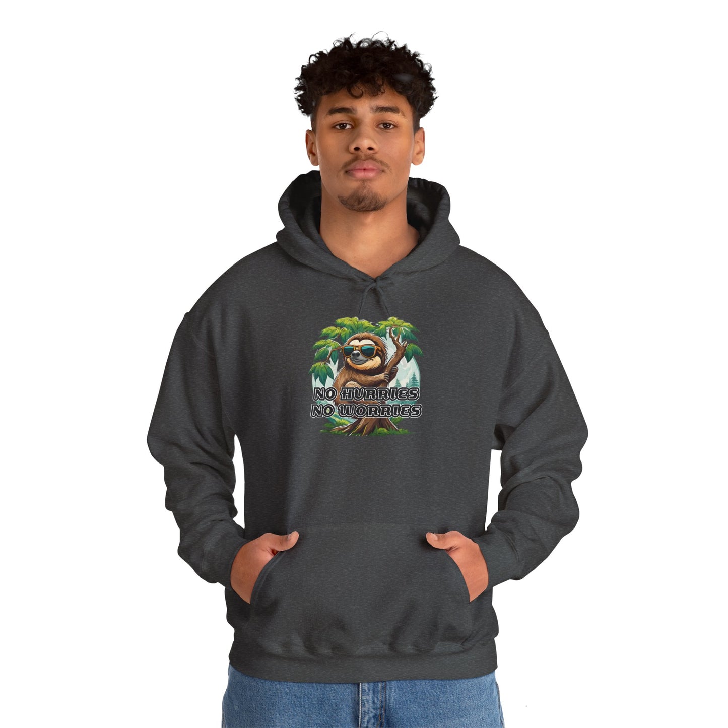 No hurries No worries - Unisex Heavy Blend™ Hooded Sweatshirt