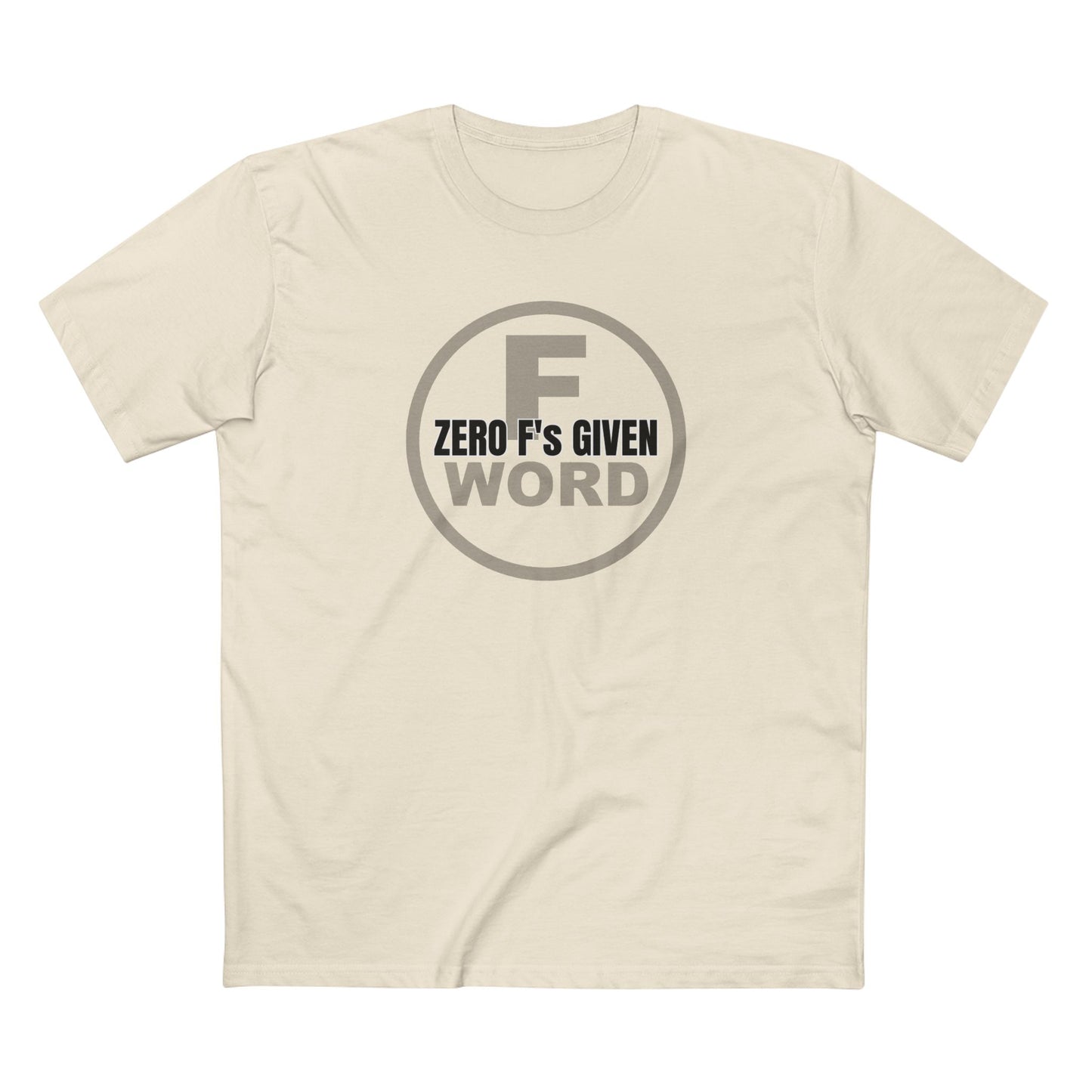 Zero F's given - Men's Staple Tee