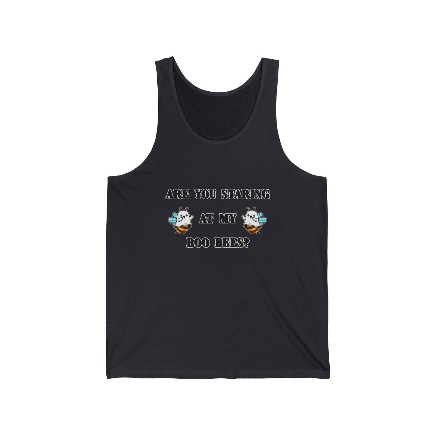 Are you staring at my boo bees? - Unisex Jersey Tank