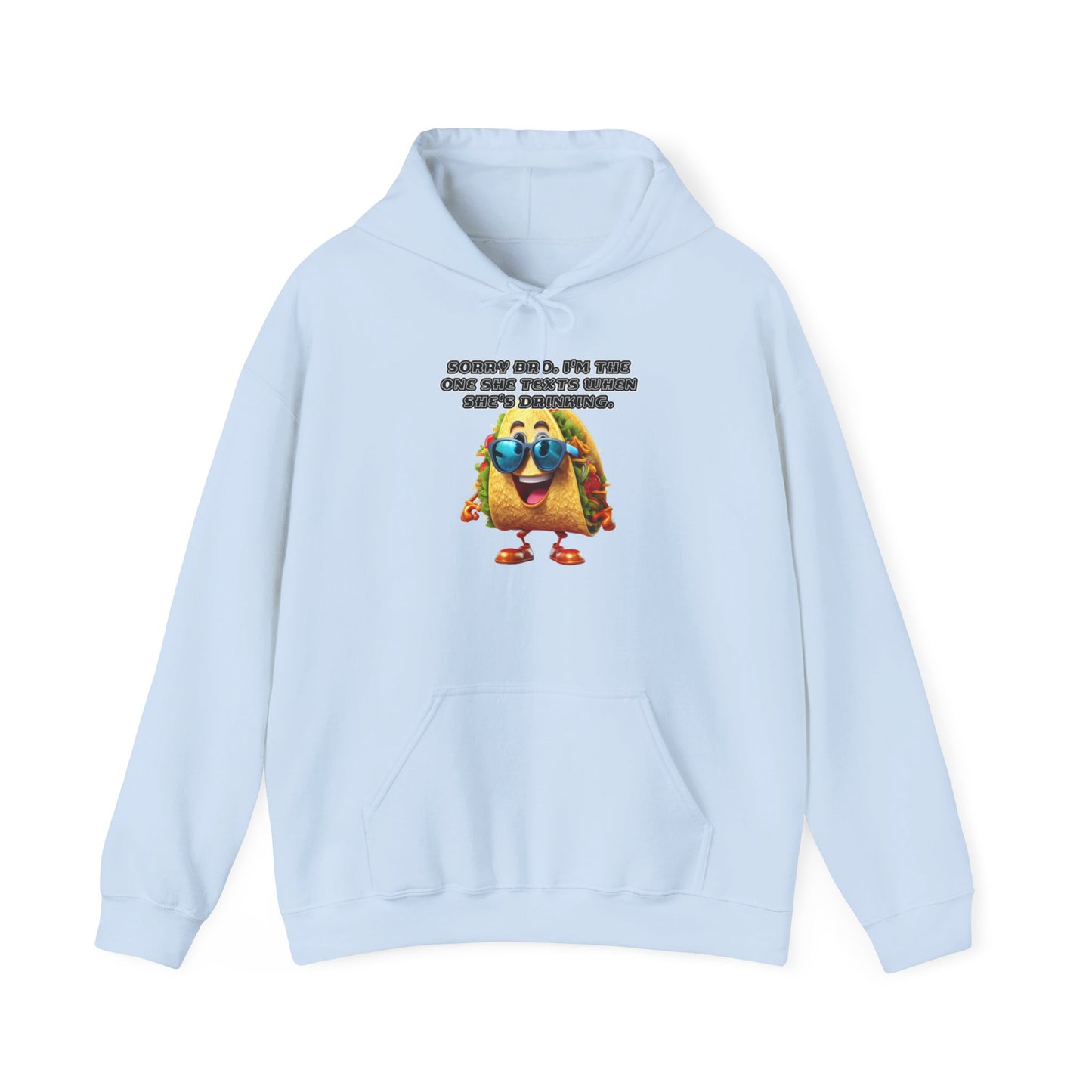 Texting taco - Unisex Heavy Blend™ Hooded Sweatshirt