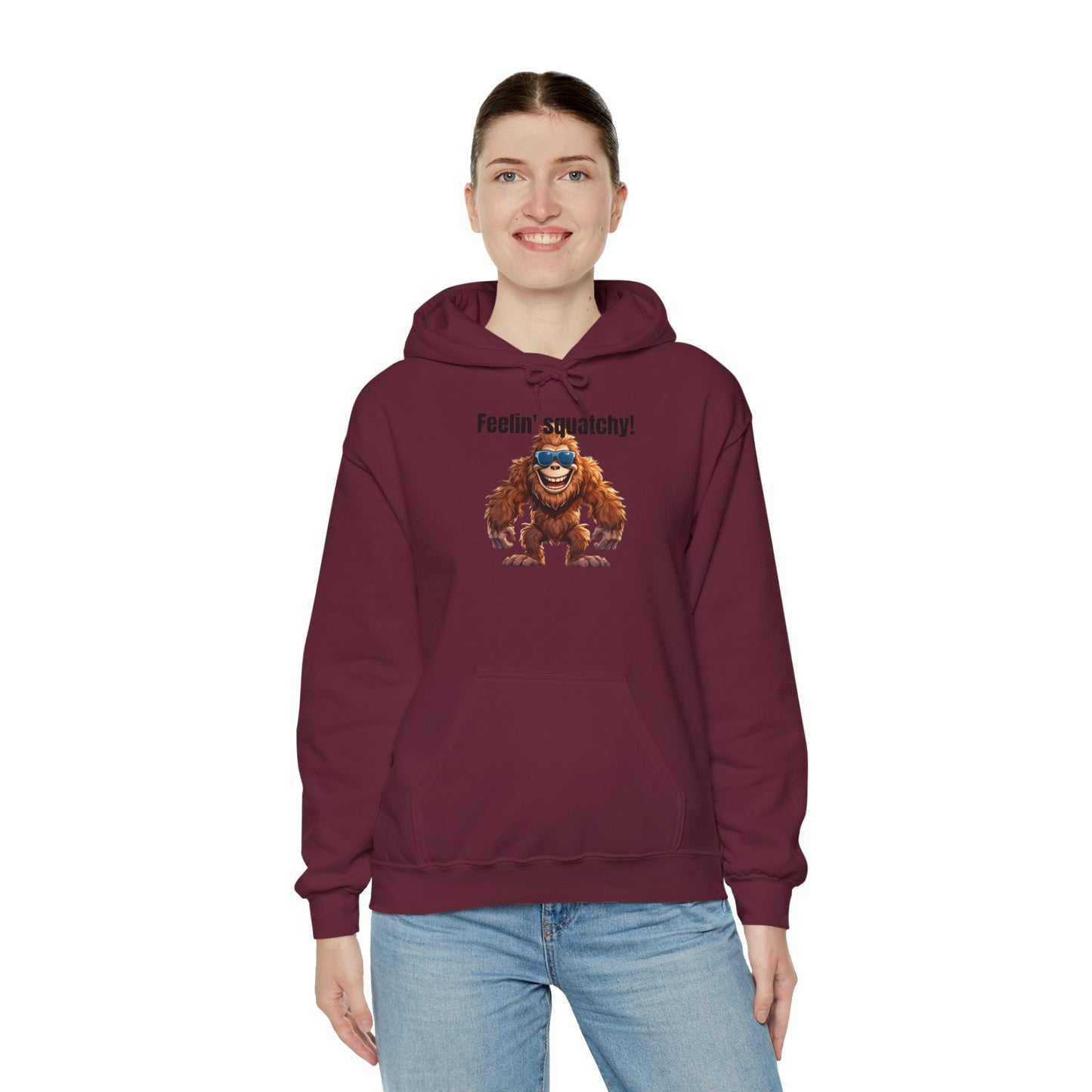 Feelin' squatchy! - Unisex Heavy Blend™ Hooded Sweatshirt