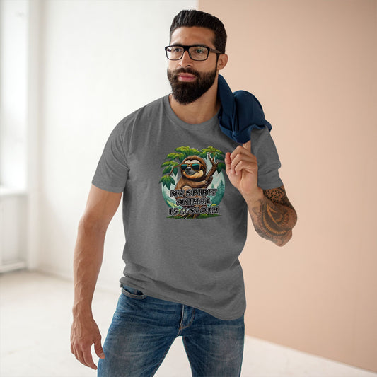 My spirit animal is a sloth - Men's Staple Tee