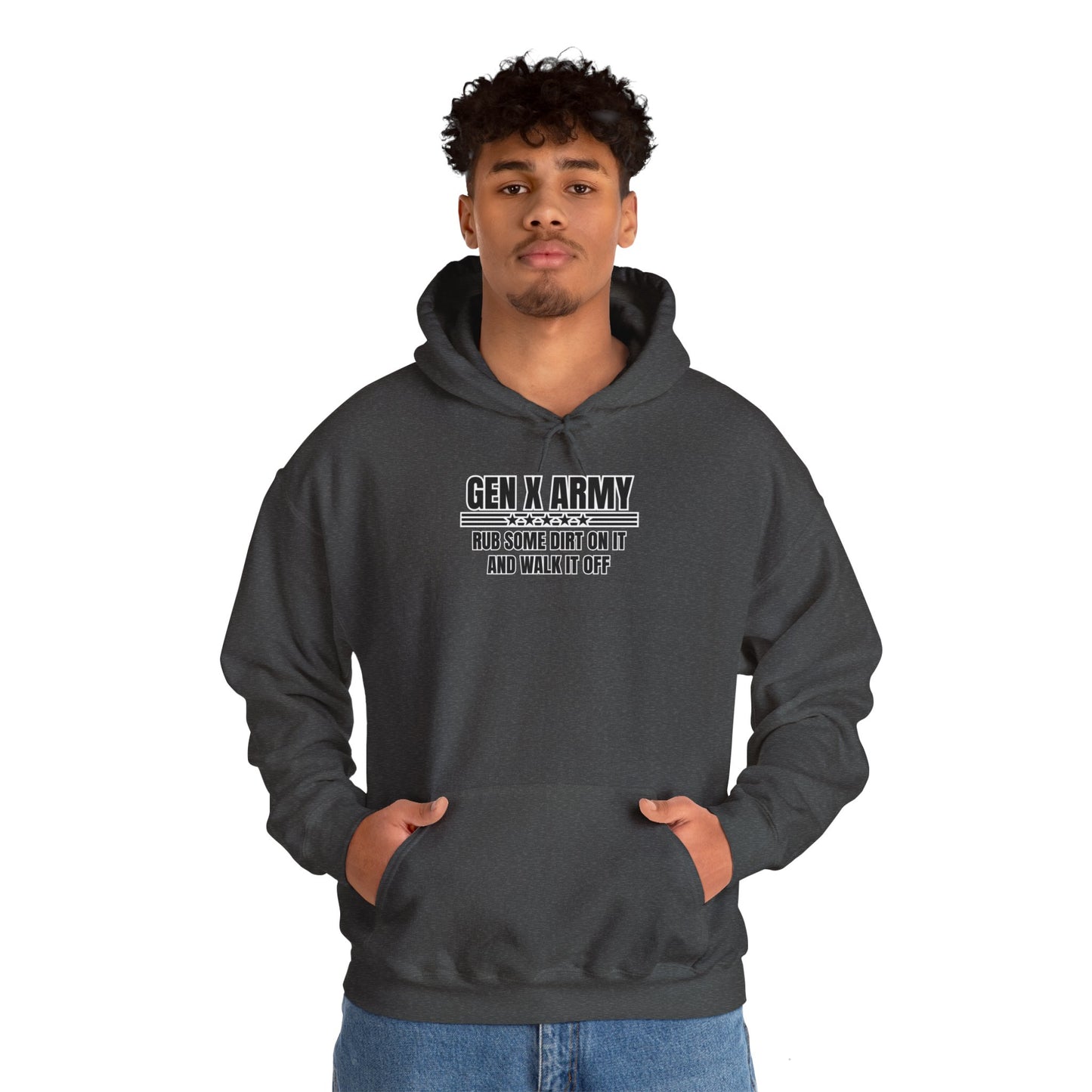 Rub some dirt on it and walk it off - Unisex Heavy Blend™ Hooded Sweatshirt