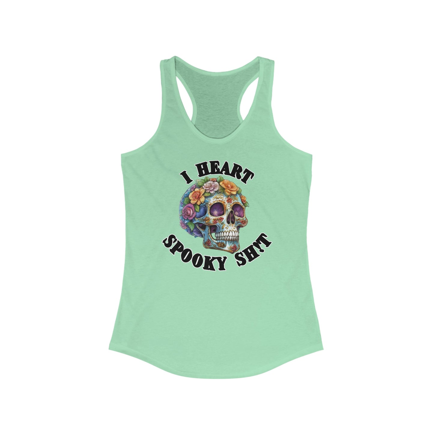 I Heart Spooky Sh!t - Women's Ideal Racerback Tank