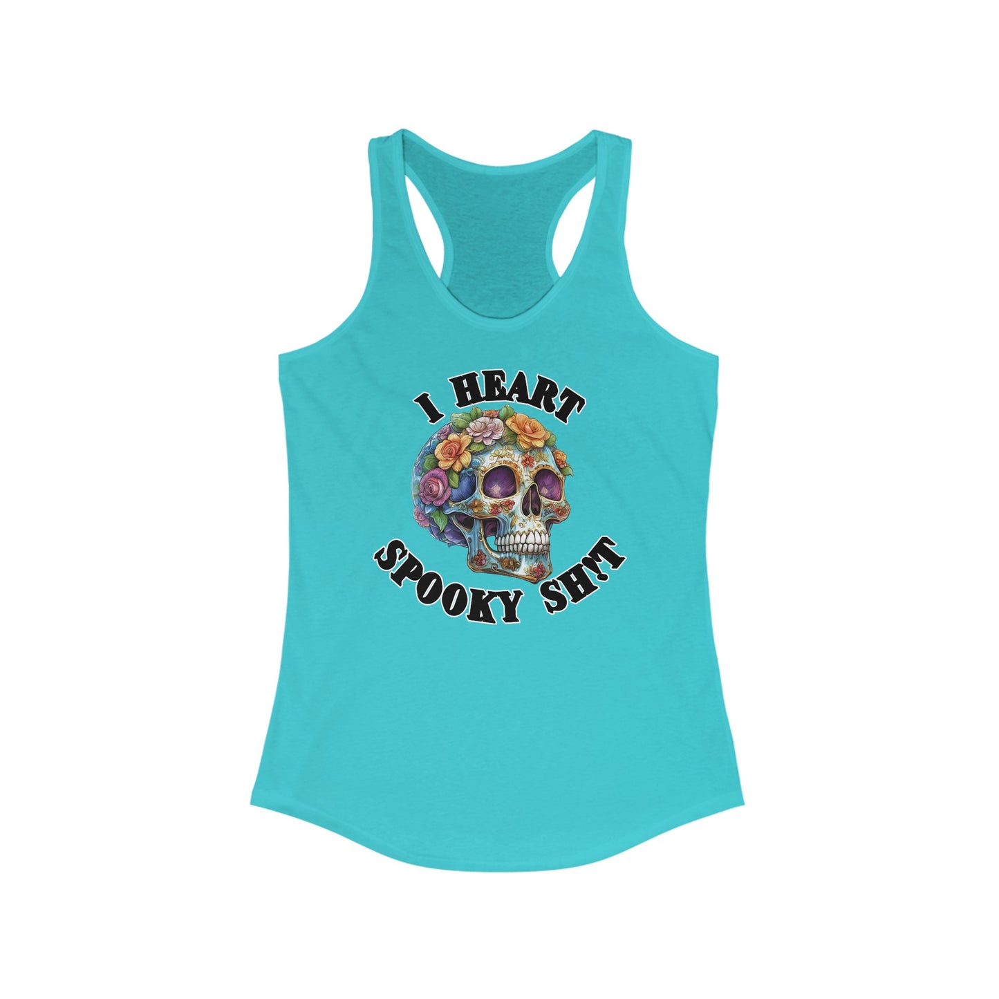 I Heart Spooky Sh!t - Women's Ideal Racerback Tank