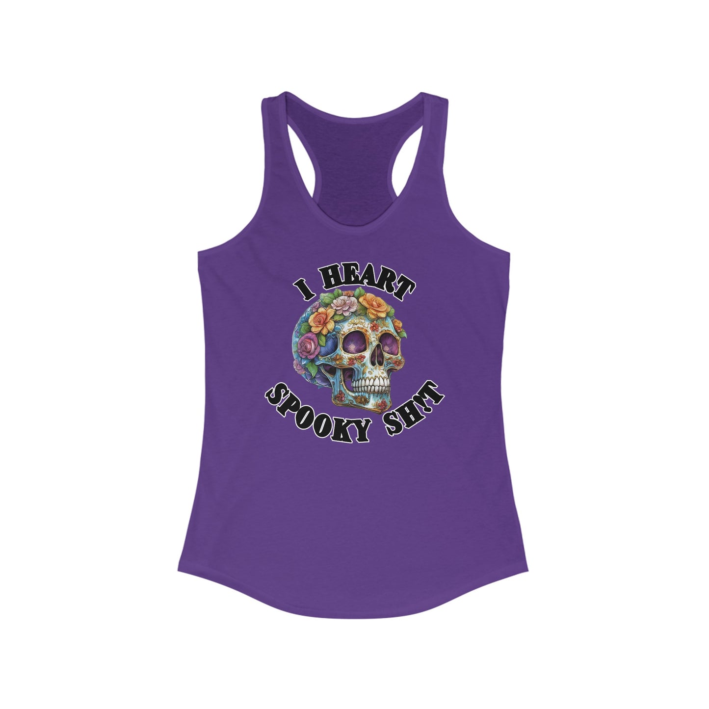 I Heart Spooky Sh!t - Women's Ideal Racerback Tank