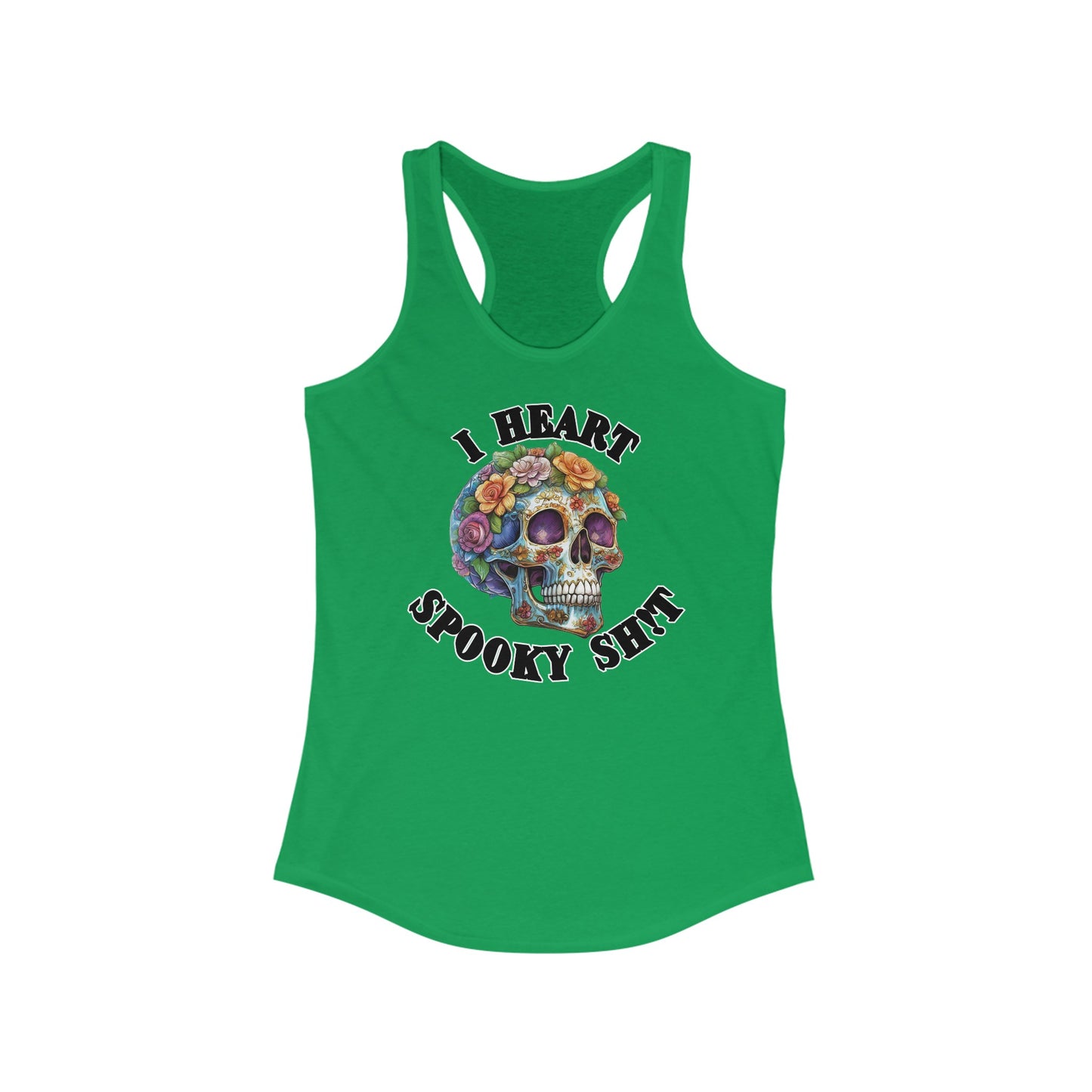 I Heart Spooky Sh!t - Women's Ideal Racerback Tank