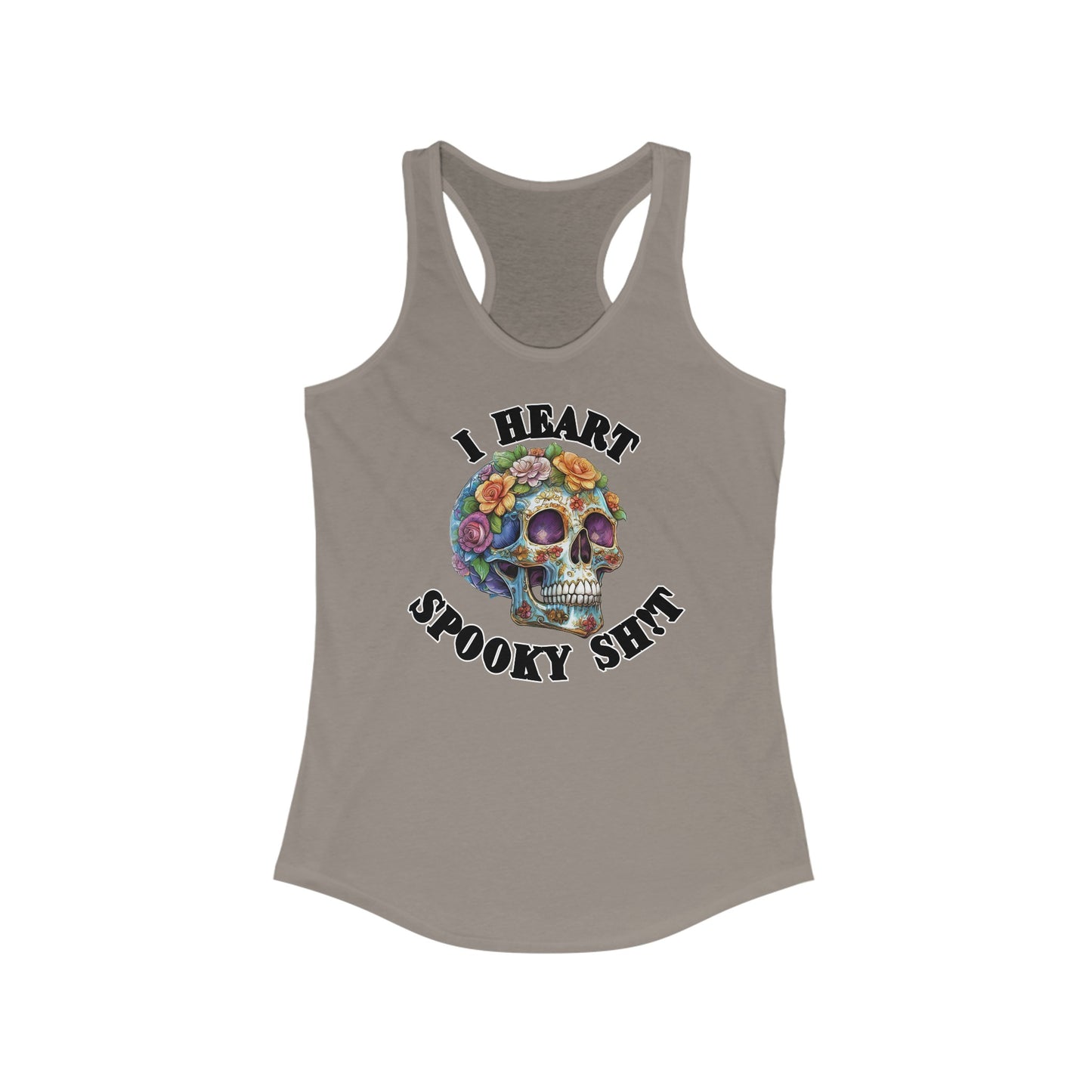 I Heart Spooky Sh!t - Women's Ideal Racerback Tank