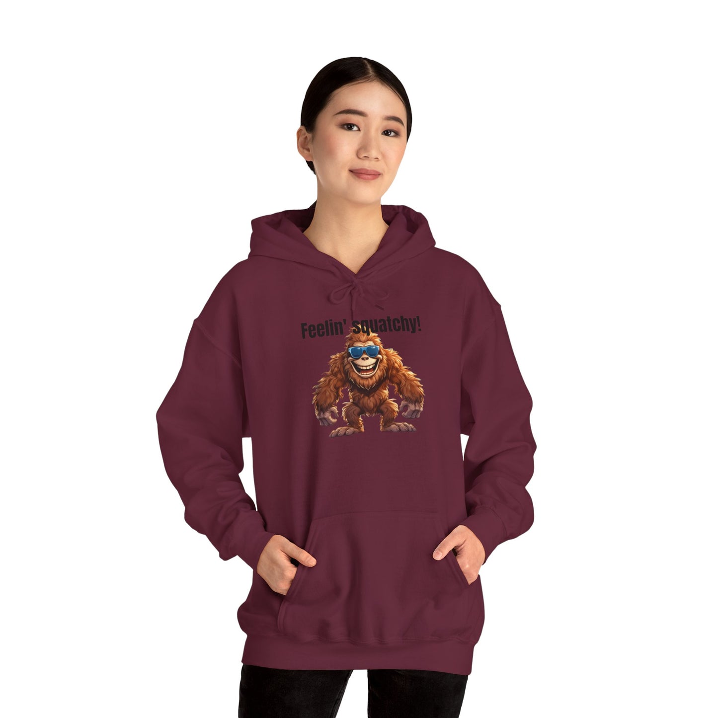 Feelin' squatchy! - Unisex Heavy Blend™ Hooded Sweatshirt