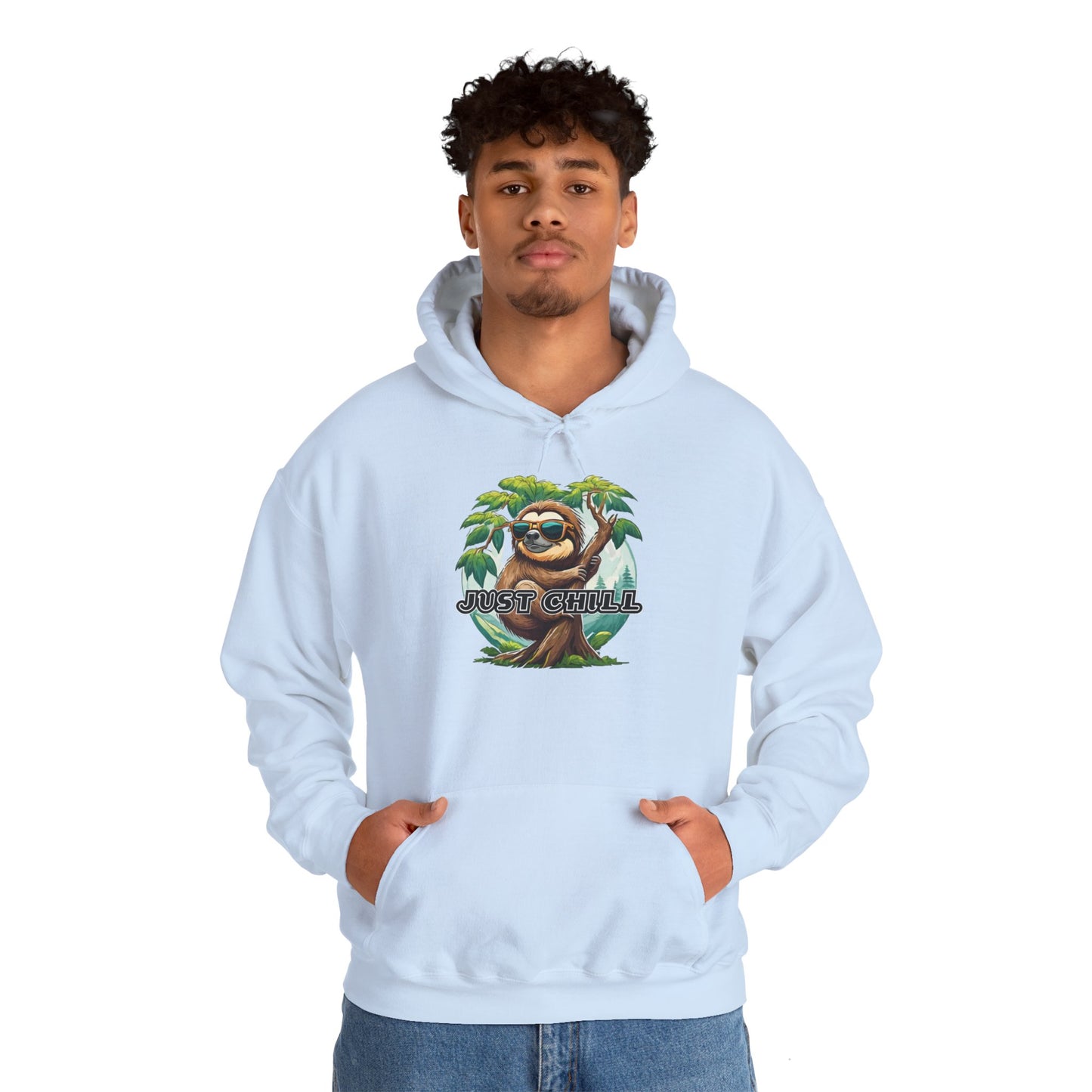 Just chill - Unisex Heavy Blend™ Hooded Sweatshirt