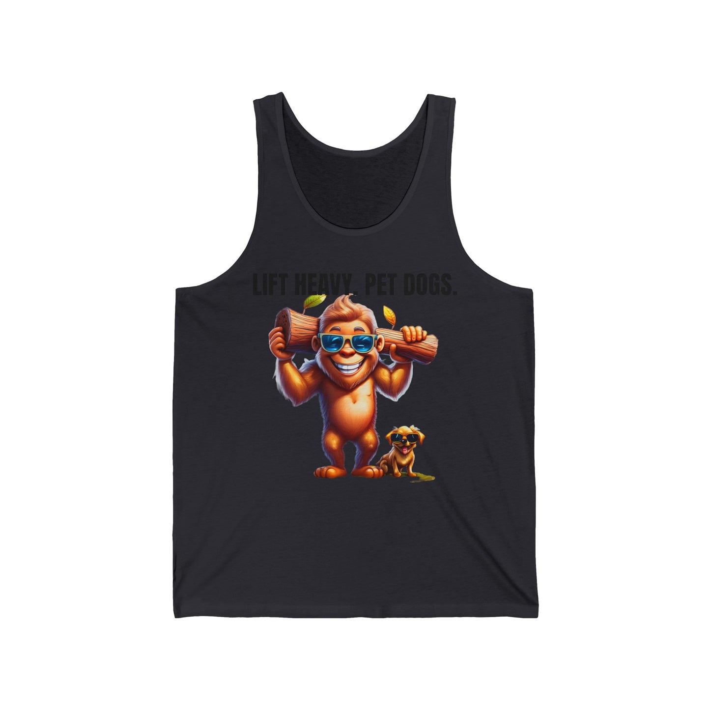 Lift heavy pet dogs 1 - Unisex Jersey Tank