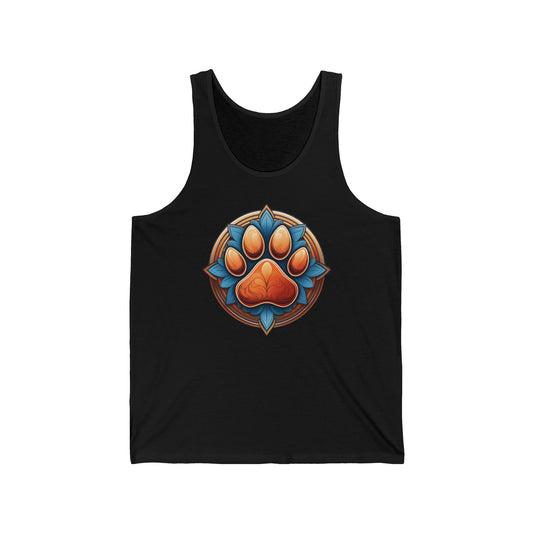 Pawprint logo - Unisex Jersey Tank