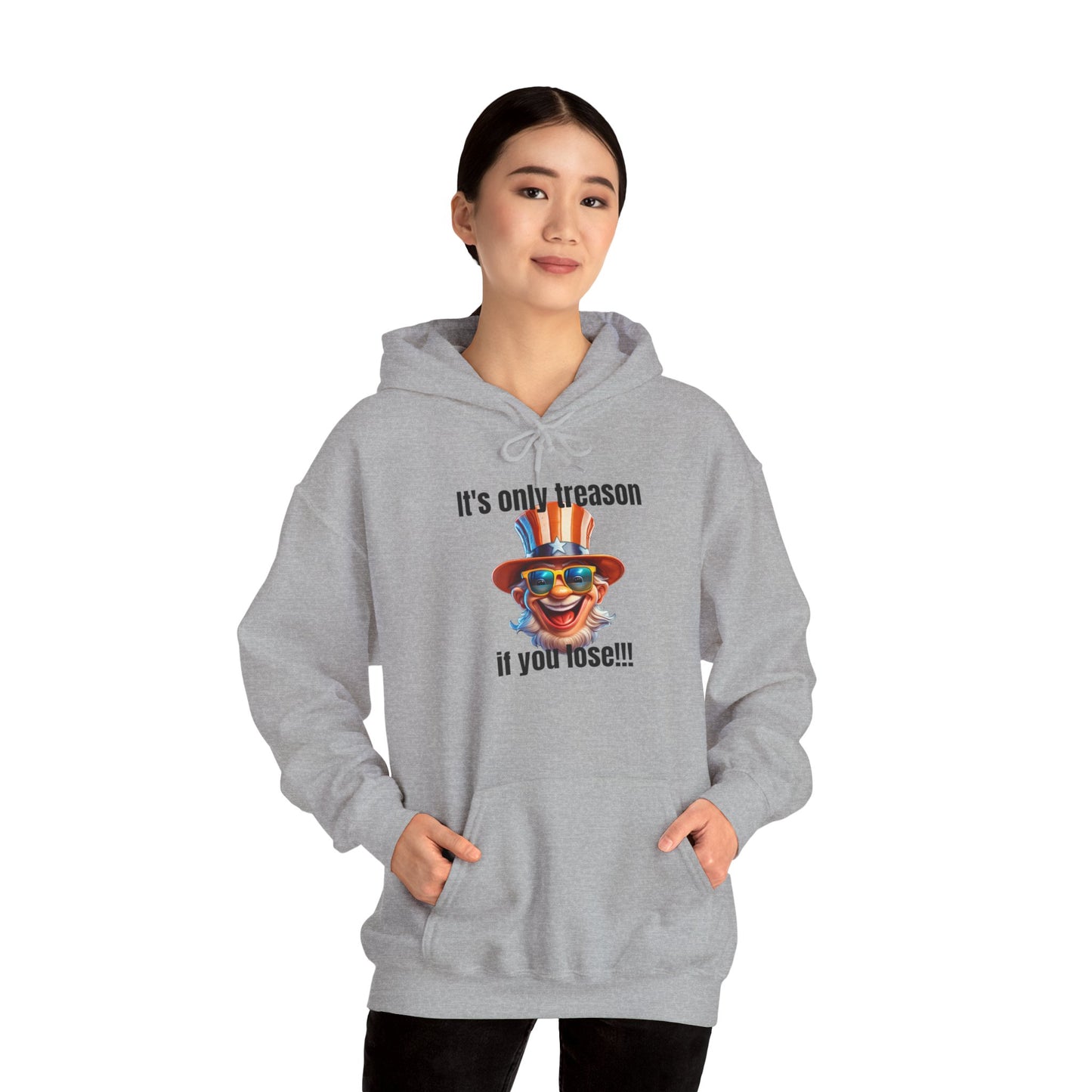 It's only treason if you lose! - Unisex Heavy Blend™ Hooded Sweatshirt