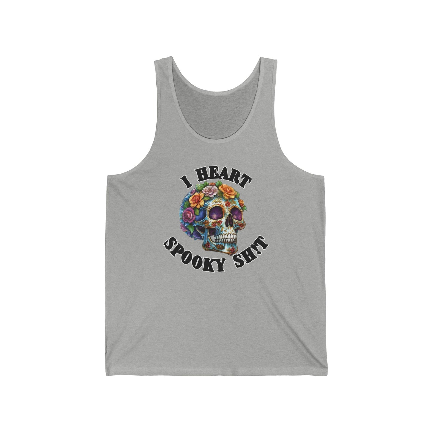 I Heart Spooky Sh!t - Unisex Jersey Tank