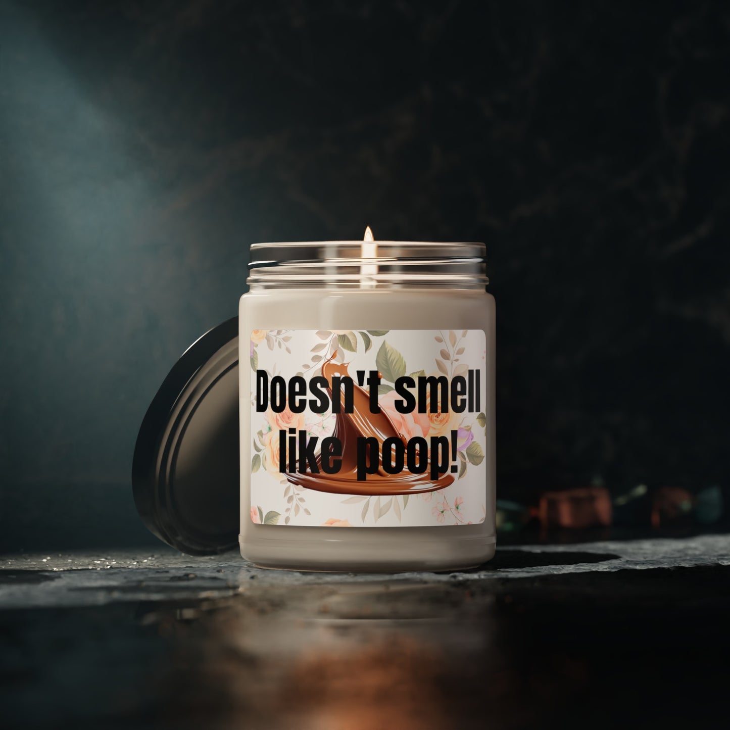 Exclusive - Doesn't smell like poop! - Scented Soy Candle, 9oz