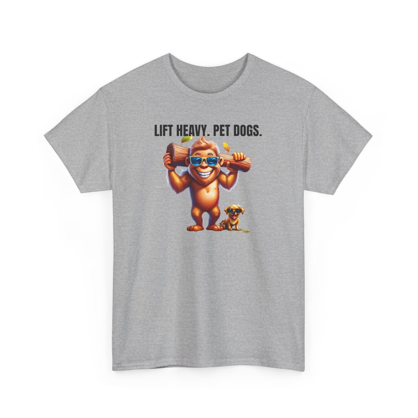 Lift heavy pet dogs 1 - Unisex Heavy Cotton Tee