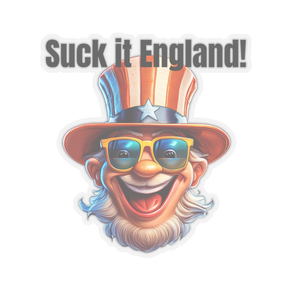 Suck it England! - Kiss-Cut Stickers