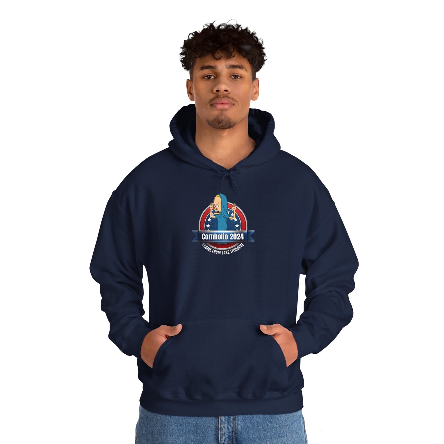 Cornholio 2024 - Unisex Heavy Blend™ Hooded Sweatshirt