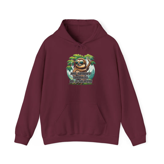 My spirit animal is a sloth - Unisex Heavy Blend™ Hooded Sweatshirt