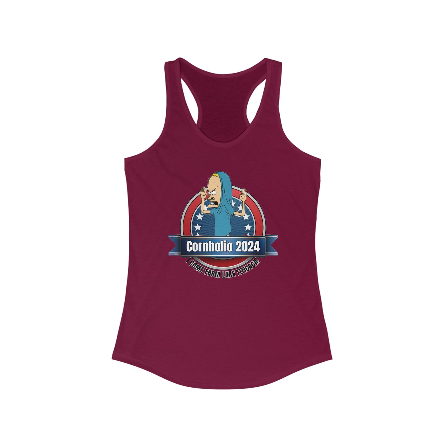 Cornholio 2024 - Women's Ideal Racerback Tank