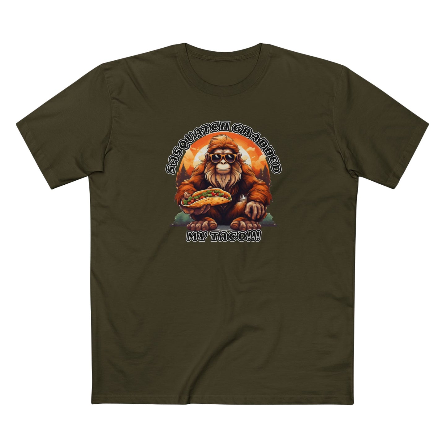 Sasquatch grabbed my taco! - Men's Staple Tee