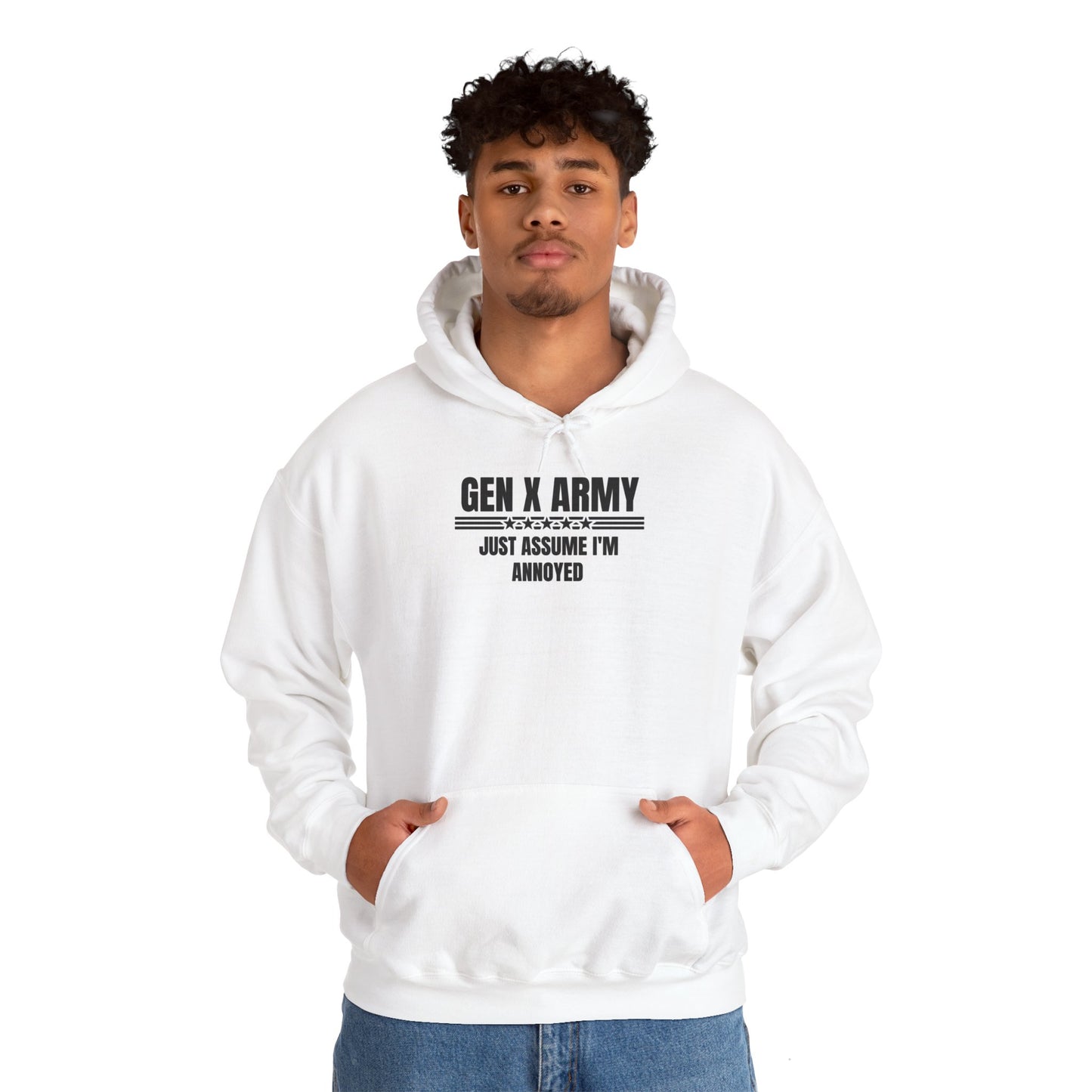 Just assume I'm annoyed - Unisex Heavy Blend™ Hooded Sweatshirt