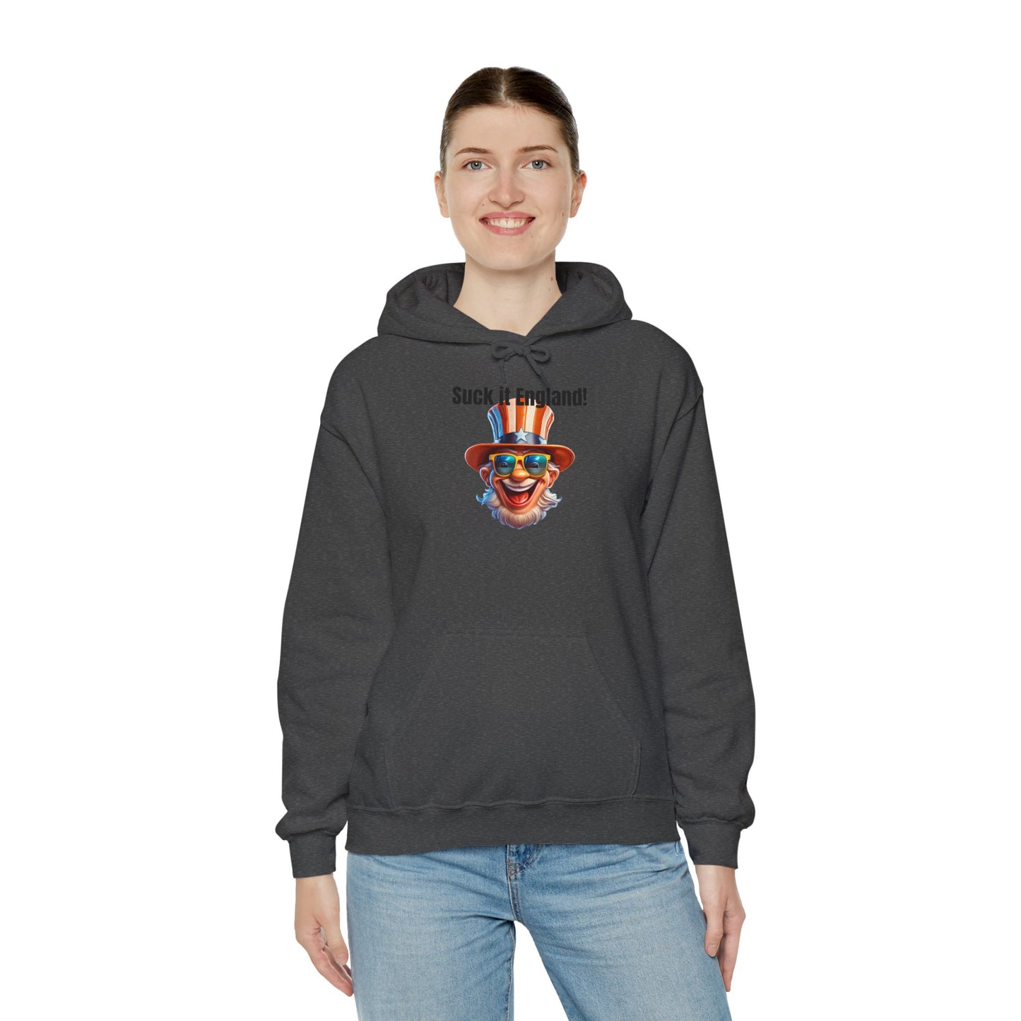 Suck it England! - Unisex Heavy Blend™ Hooded Sweatshirt