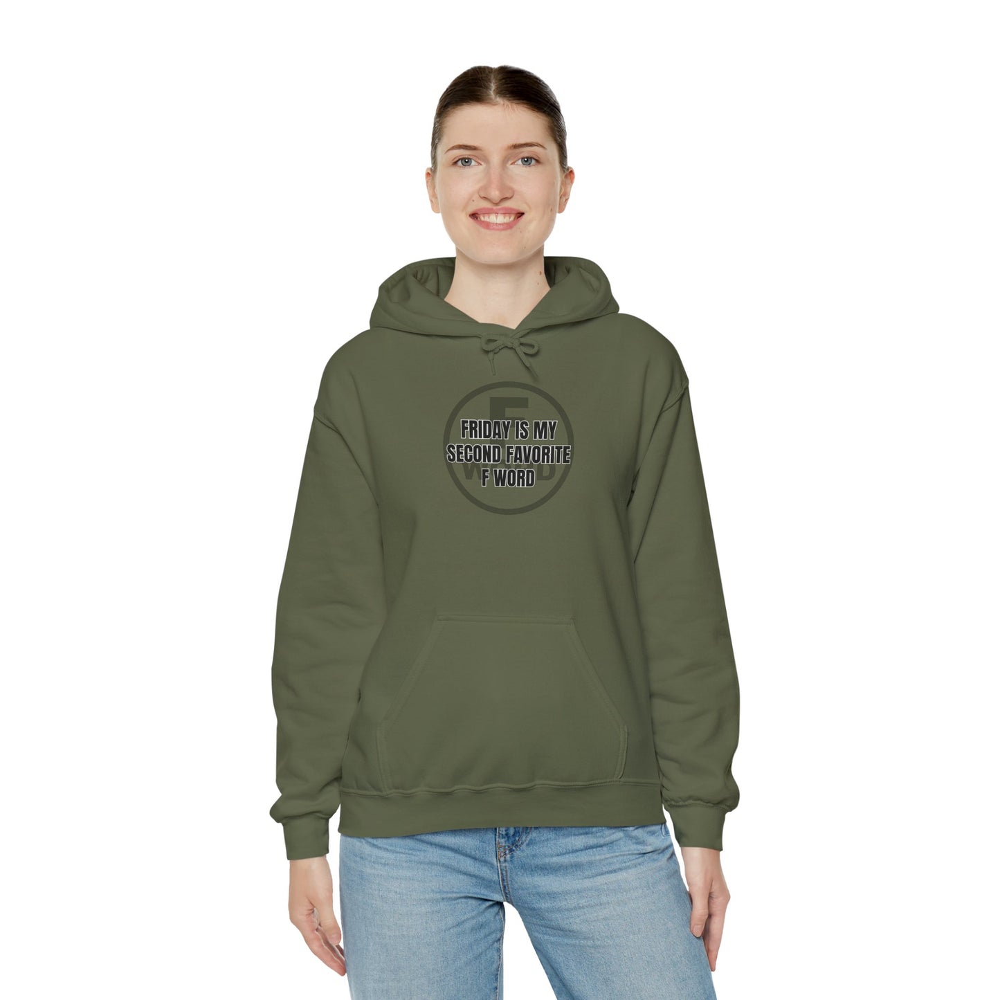 Friday is my second favorite F word - Unisex Heavy Blend™ Hooded Sweatshirt