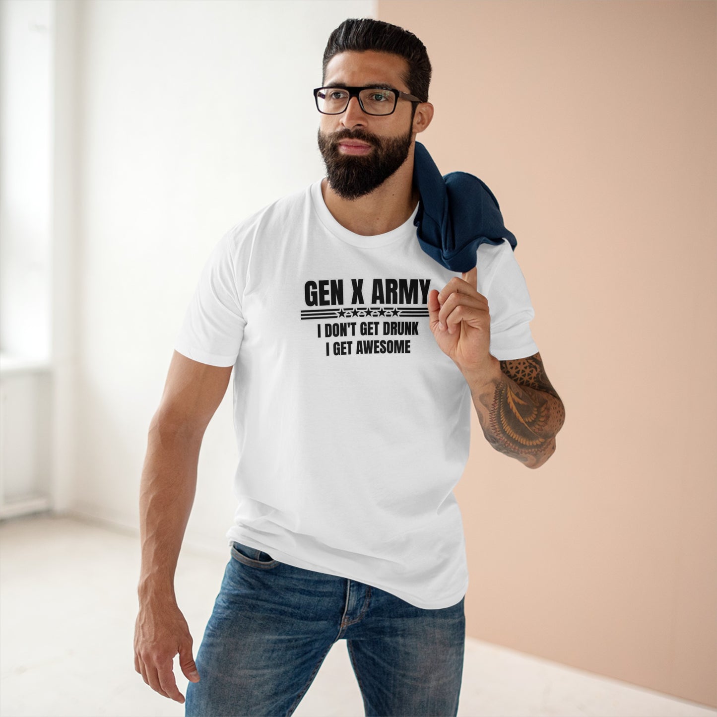 I don't get drunk I get awesome - Men's Staple Tee