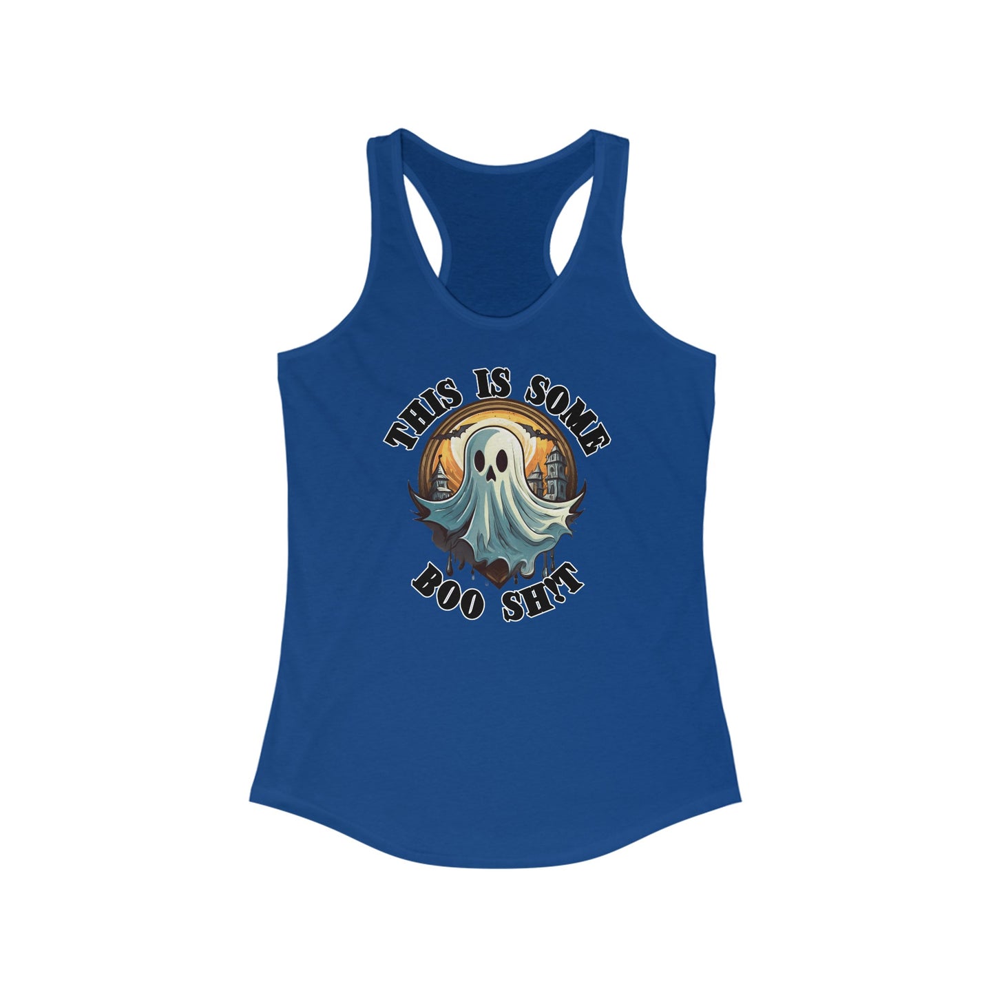 This is some boo sh!t - Women's Ideal Racerback Tank