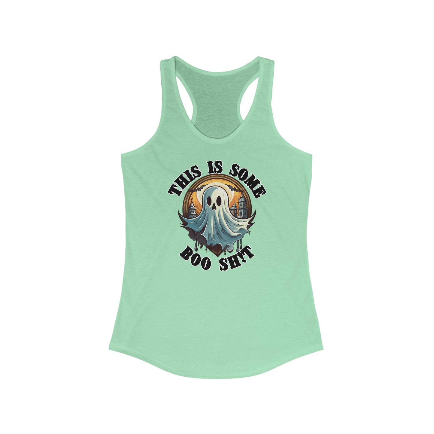 This is some boo sh!t - Women's Ideal Racerback Tank