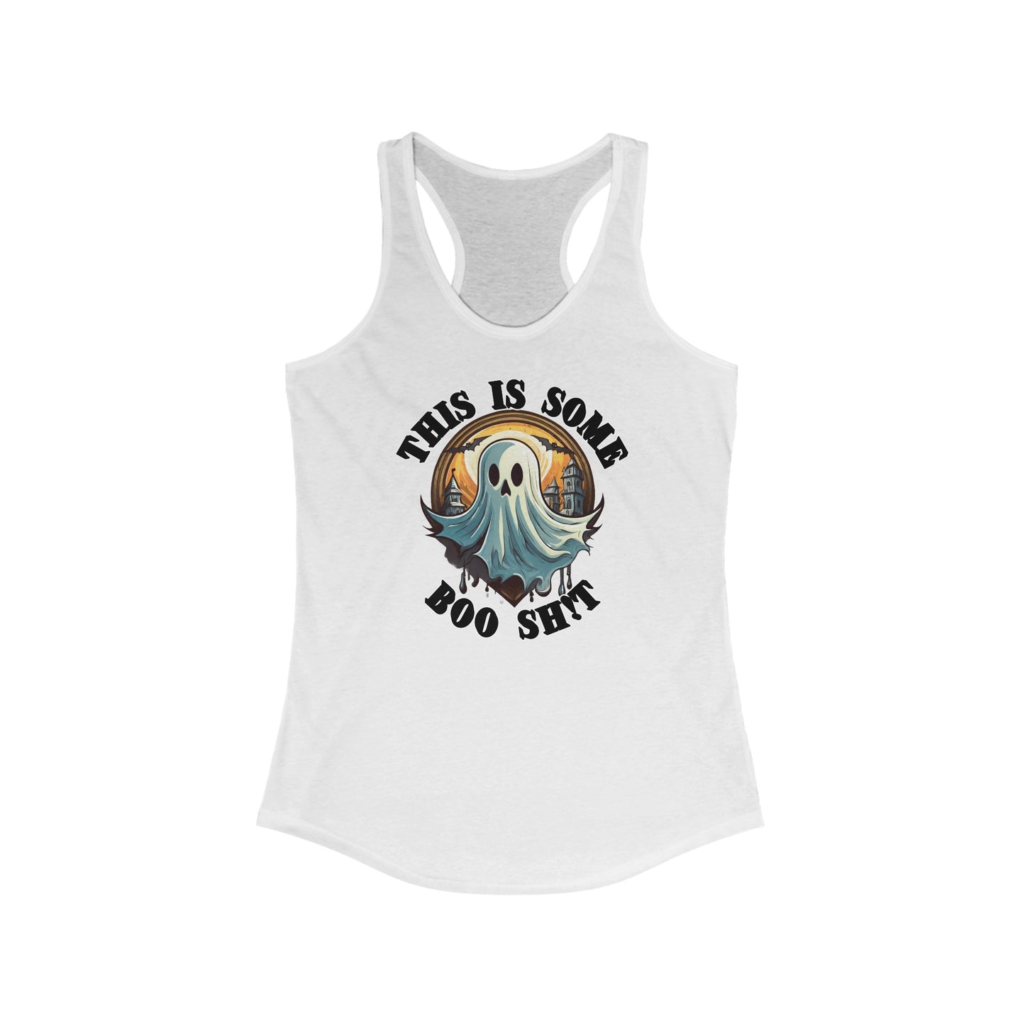 This is some boo sh!t - Women's Ideal Racerback Tank