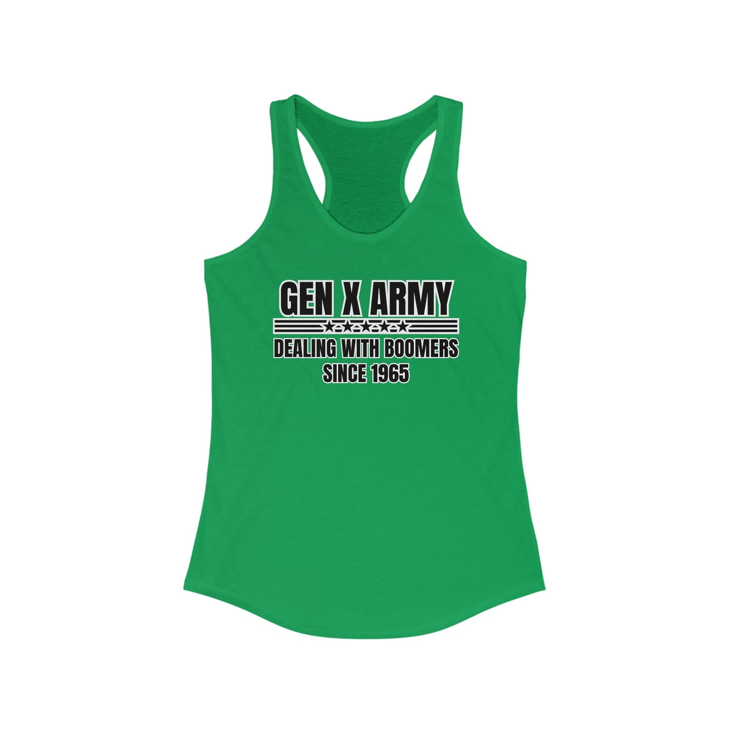 Dealing with Boomers since 1965 - Women's Ideal Racerback Tank