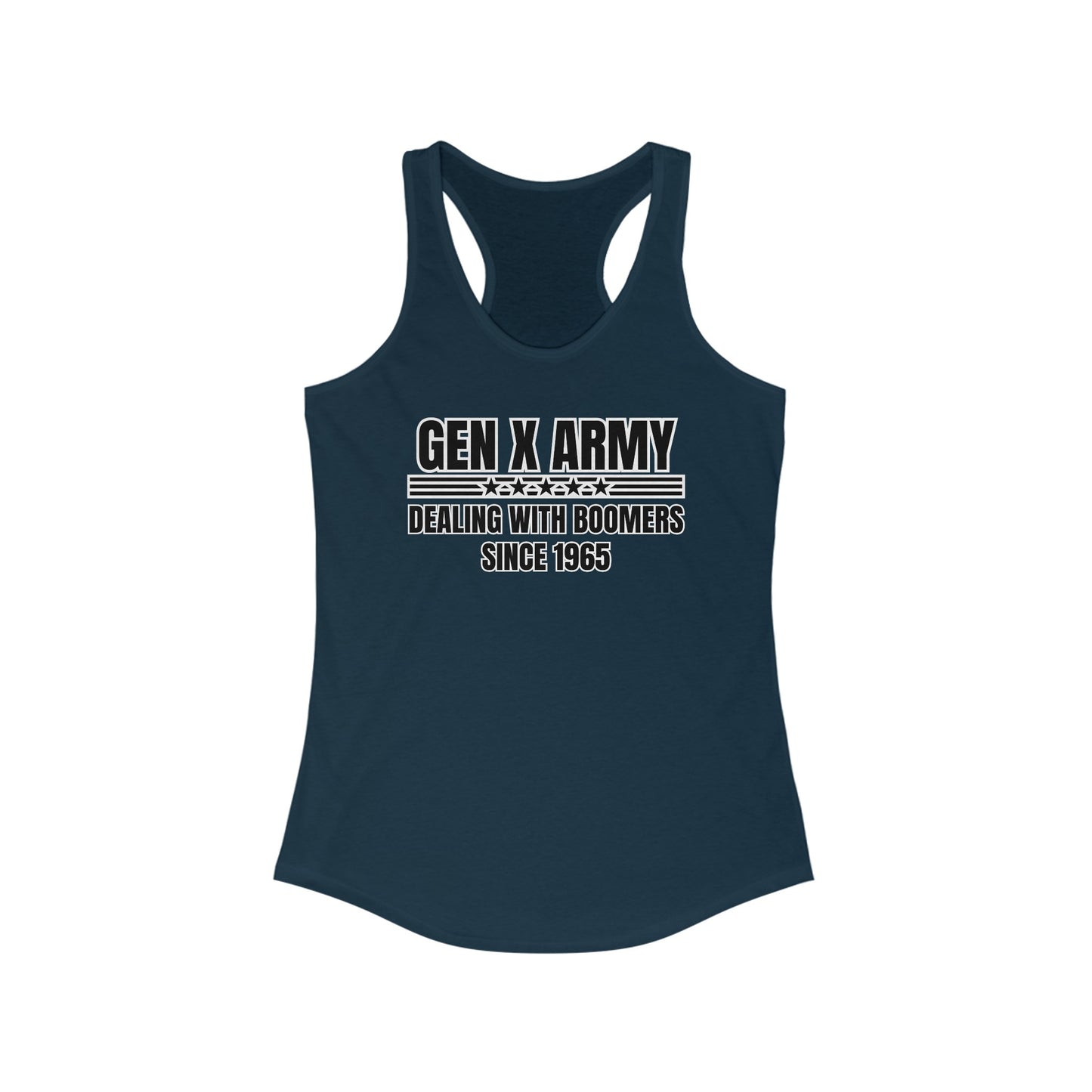 Dealing with Boomers since 1965 - Women's Ideal Racerback Tank