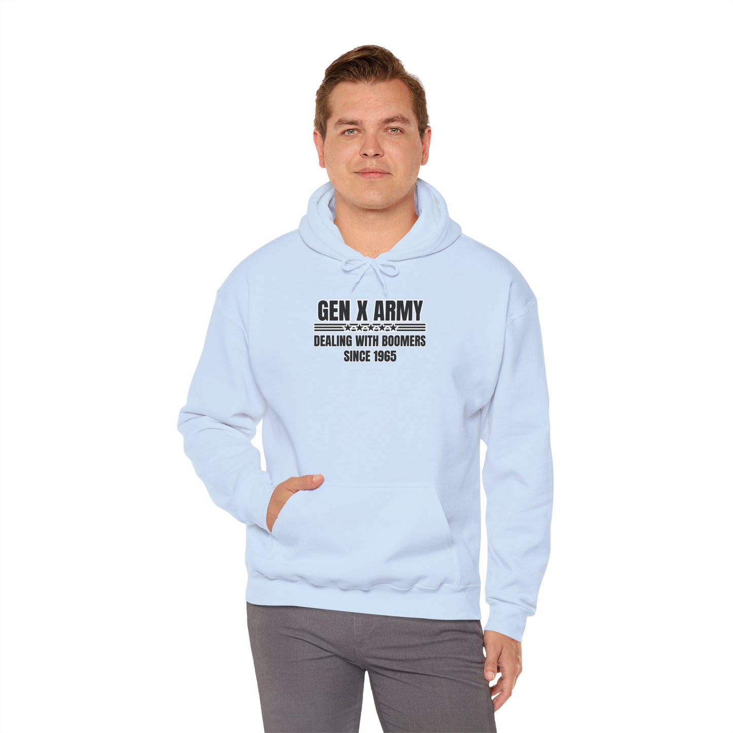 Dealing with Boomers since 1965 - Unisex Heavy Blend™ Hooded Sweatshirt