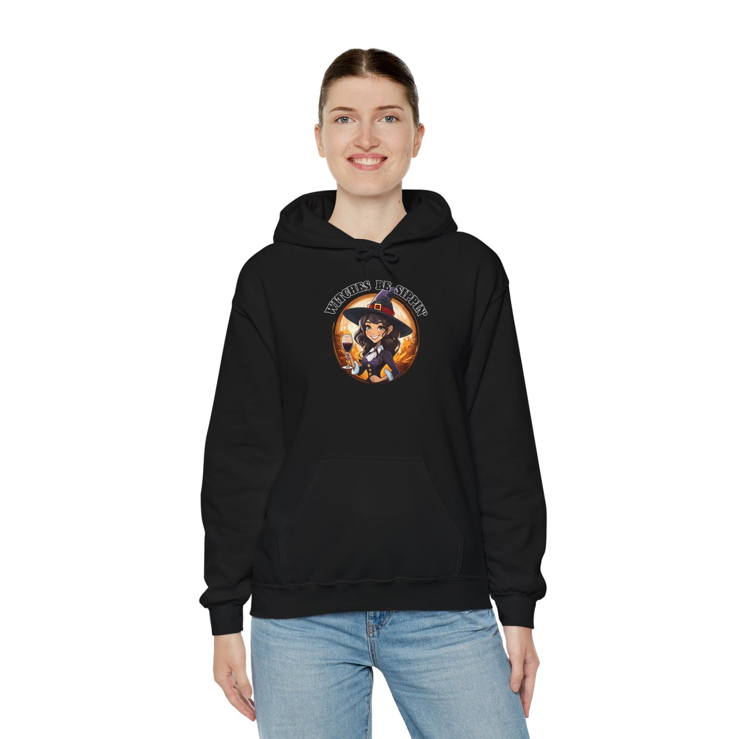 Witches Be Sippin' - Unisex Heavy Blend™ Hooded Sweatshirt