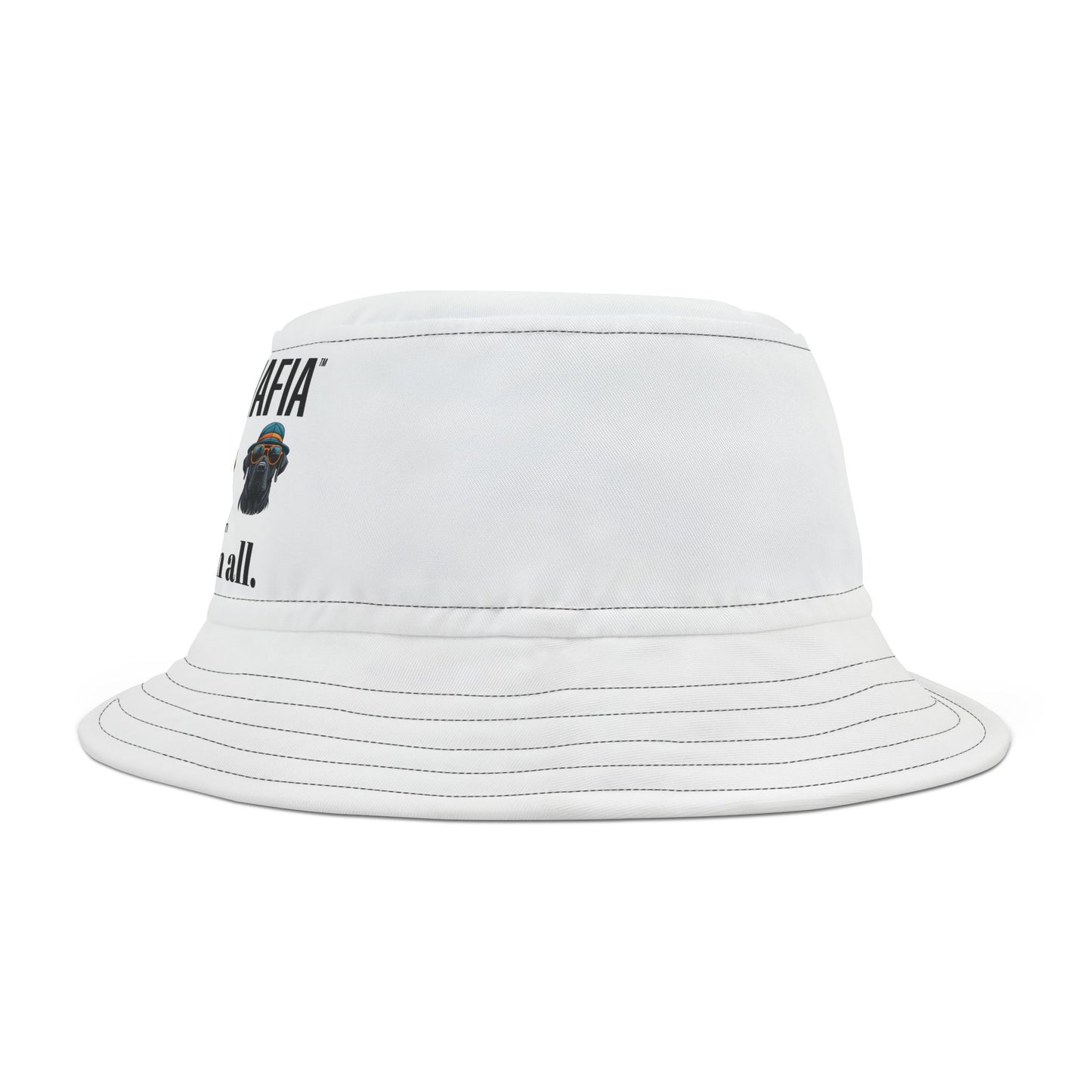 Protect them all with logo - Bucket Hat (AOP)