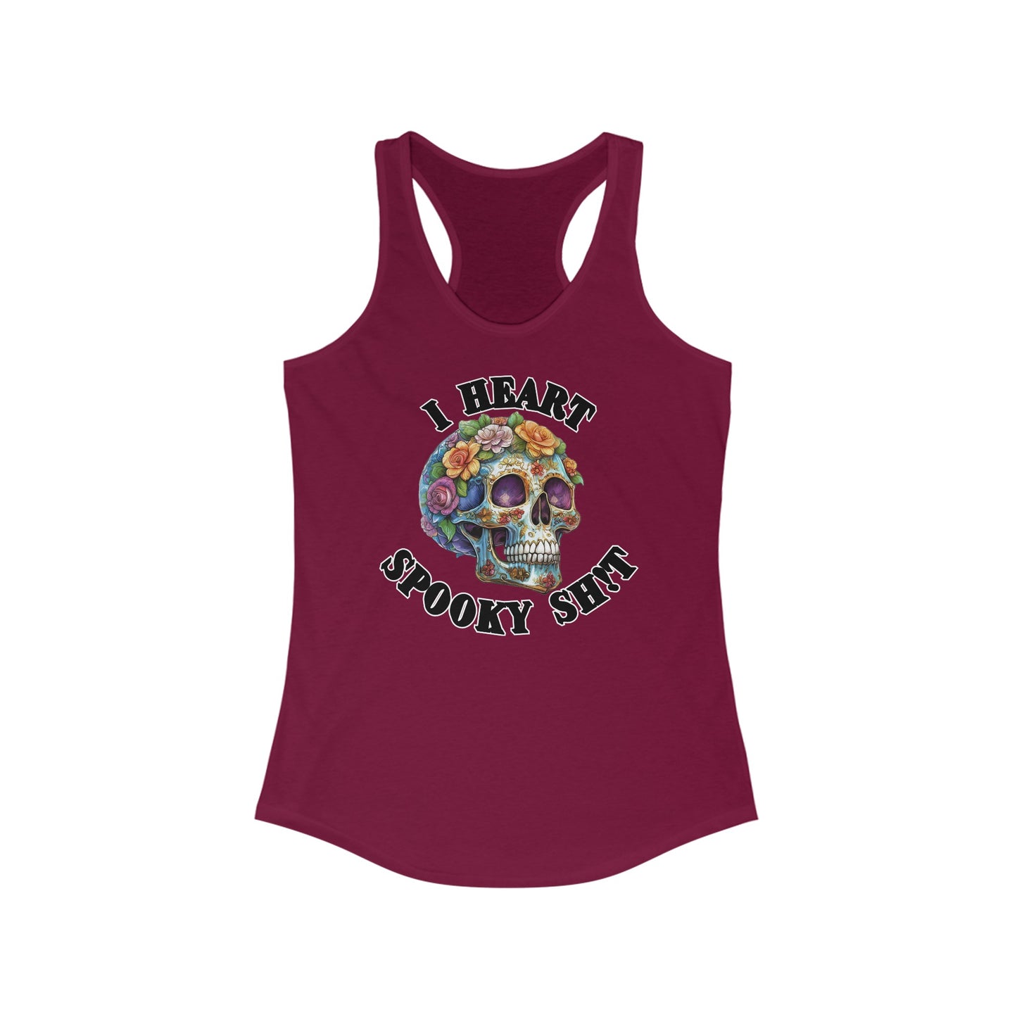 I Heart Spooky Sh!t - Women's Ideal Racerback Tank