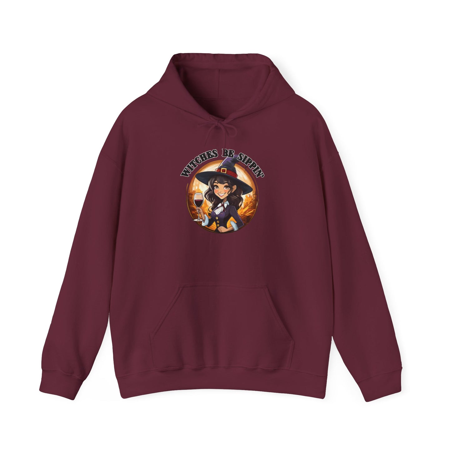 Witches Be Sippin' - Unisex Heavy Blend™ Hooded Sweatshirt