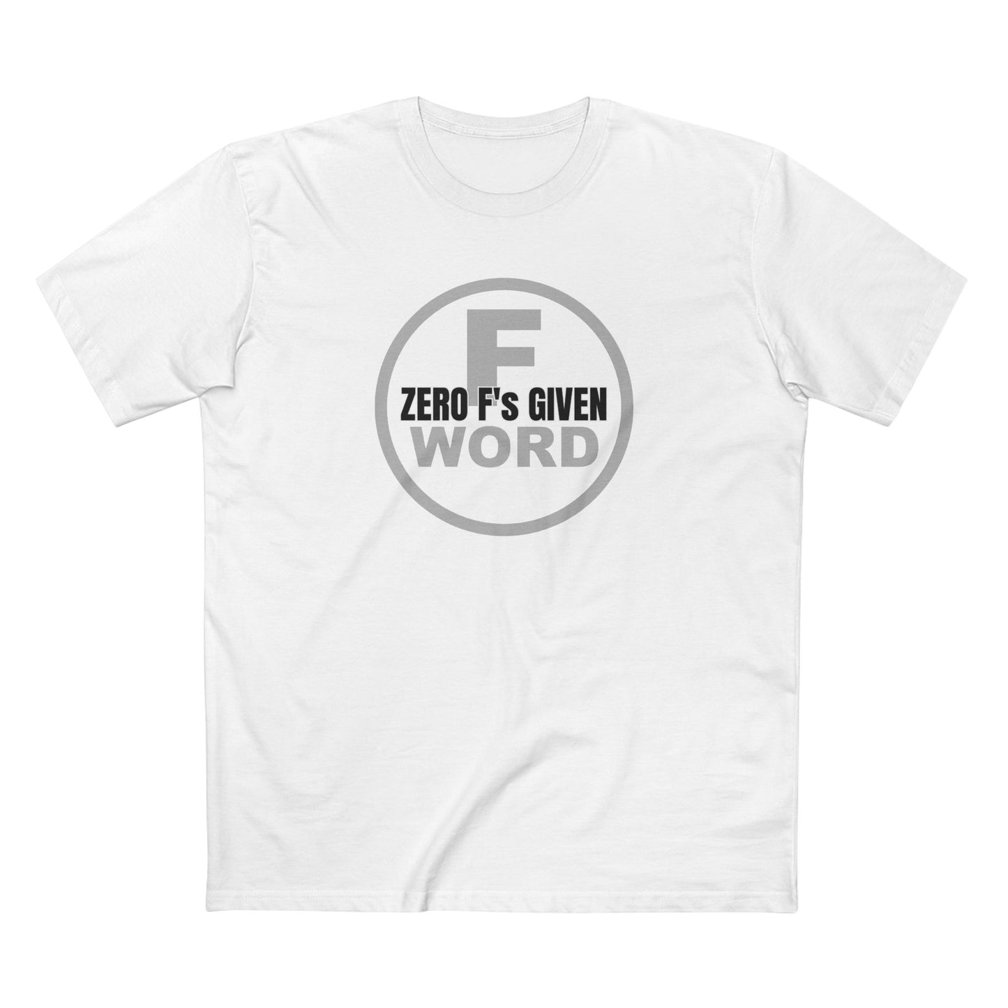 Zero F's given - Men's Staple Tee