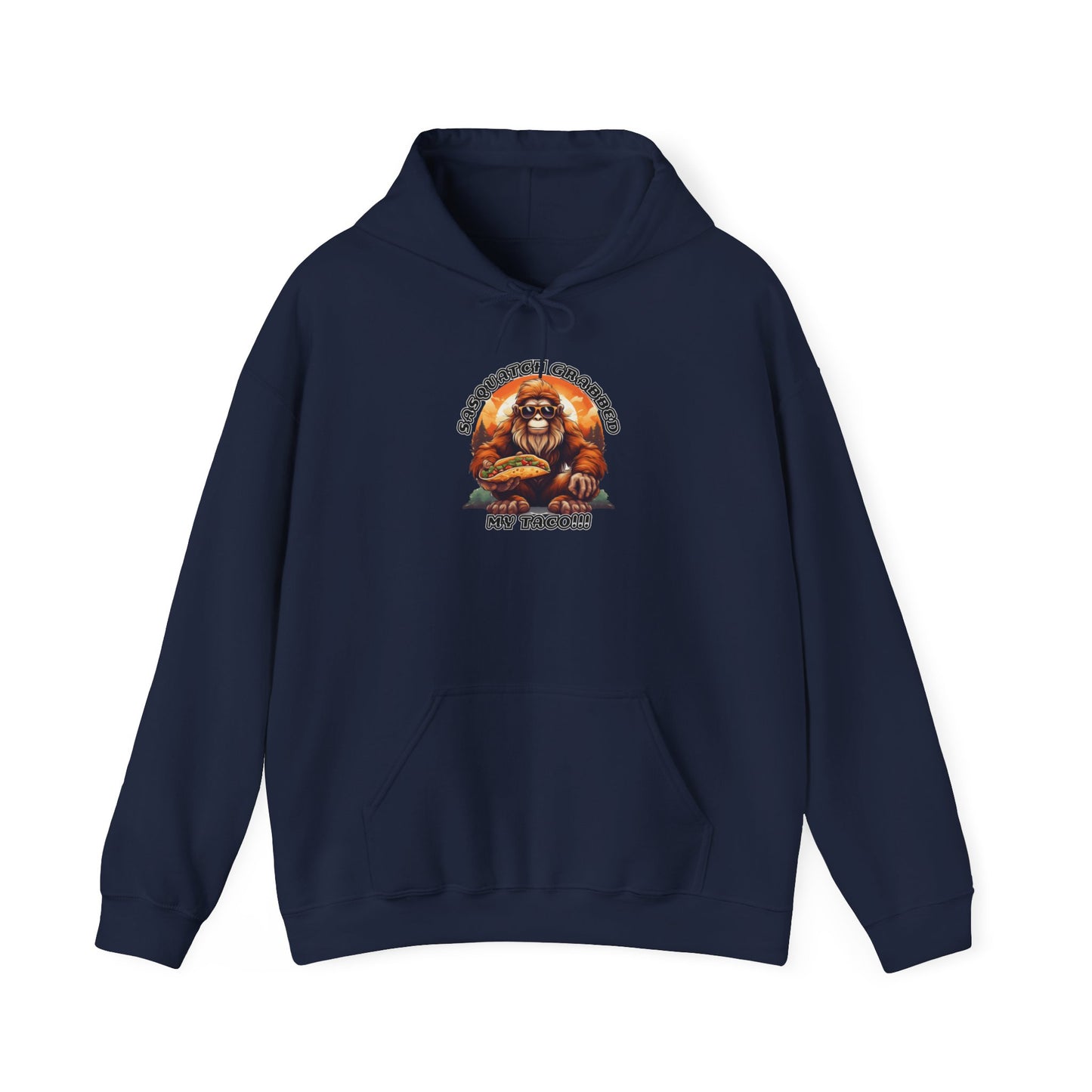 Sasquatch grabbed my taco! - Unisex Heavy Blend™ Hooded Sweatshirt